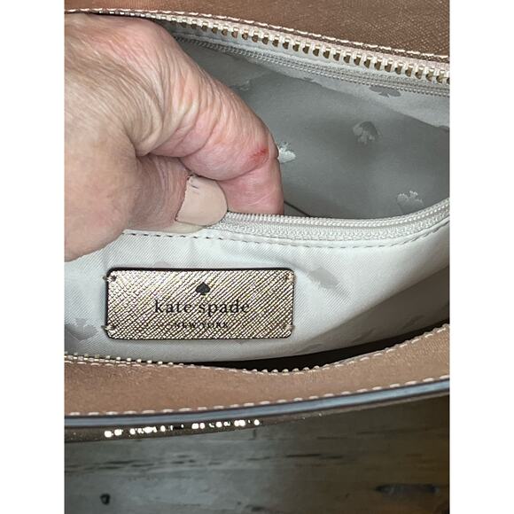 Kate Spade New York Glimmer Tinsel Tote in Rose Pink - Picture 7 of 14